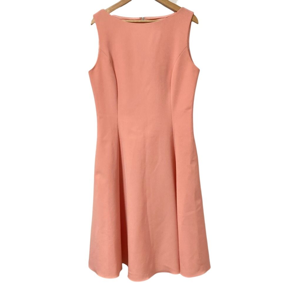 FOXEY NEW YORK フォクシーニューヨーク Dress Hydrangea ノースリーブフレアワンピース 41016 サイズ40 ピンク レディース 古着 中古 USED