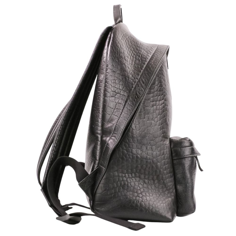 良品 BALENCIAGA バレンシアガ EVERYDAY BACKPACK クロコ型押しレザー