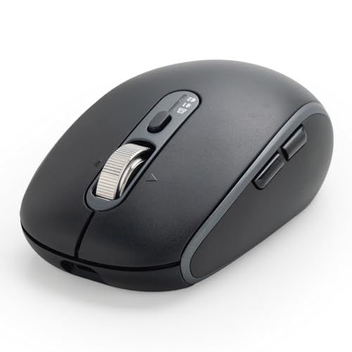 エレコム ワイヤレスマウス Precisionist プレシジョニスト 静音 充電式 Bluetooth 無線2.4GHz 8ボタン マルチペアリング 3台 チルトホイール付 高性能IR LEDセンサー搭載 Mサイズ 2年保証 ブラック M-PN10M送料無料