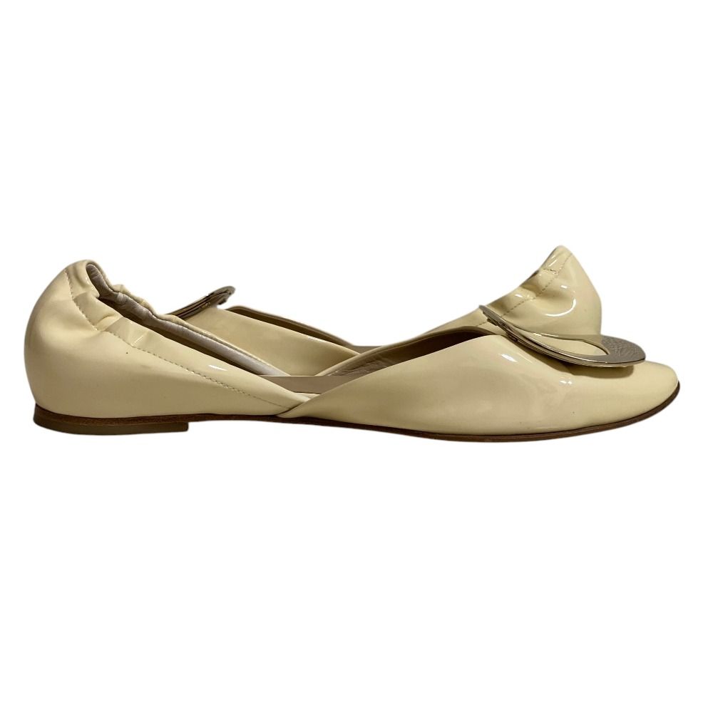 良品 Roger Vivier ロジェヴィヴィエ スクエアバックル パテントレザー