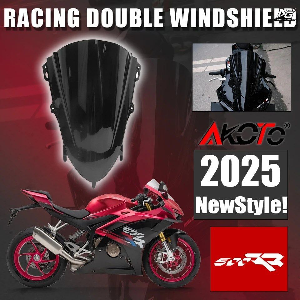 DEGIN ダブルバブルバイザーウインドシールド ZHANGXUE ZXJC ZX 500RR