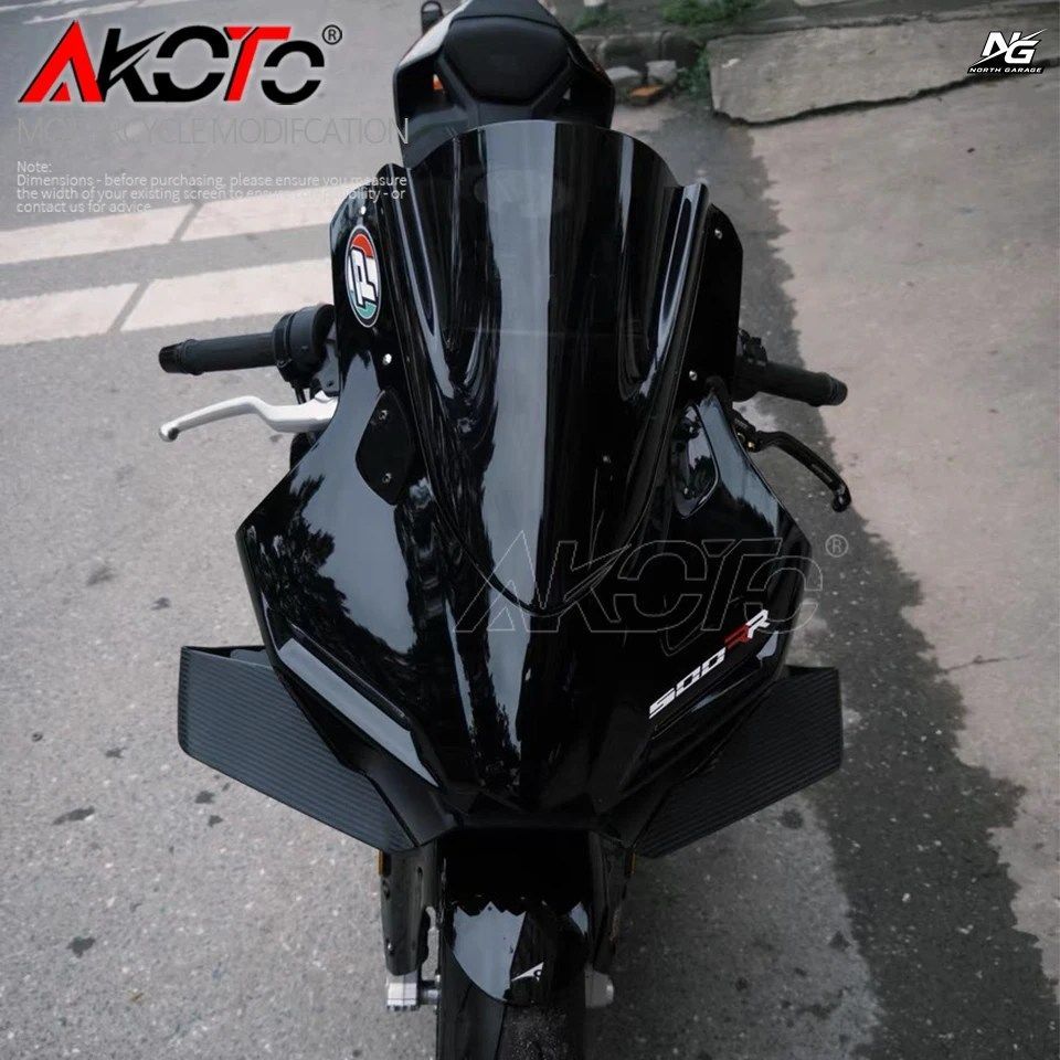 専用(rr500枚) DEGIN ダブルバブルバイザーウインドシールド ZHANGXUE ZXJC ZX 500RR