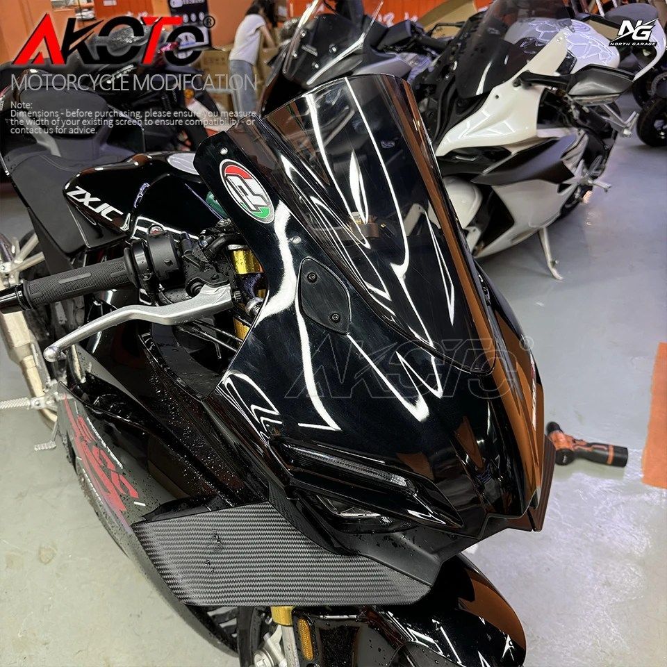 DEGIN ダブルバブルバイザーウインドシールド ZHANGXUE ZXJC ZX 500RR