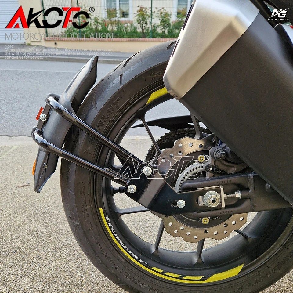 オートバイ用リアフェンダー、リアマッドガード、バイク用カーボンファイバープリントプラスチックマッドガード、ホンダCB750ホーネット202