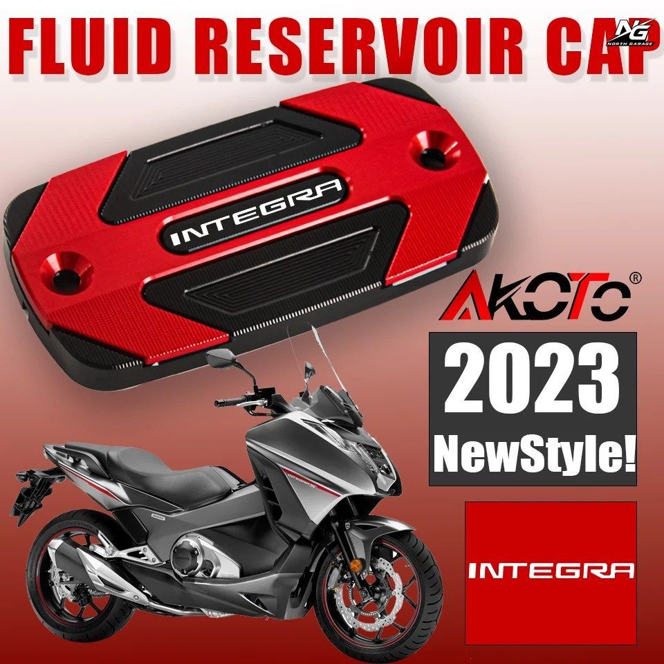 ホンダ インテグラ 700 750 750S 750D DCT NC750 NC750D 2014-2019 フロントブレーキフルードリザーバーキャップ リアカバー オートバイ