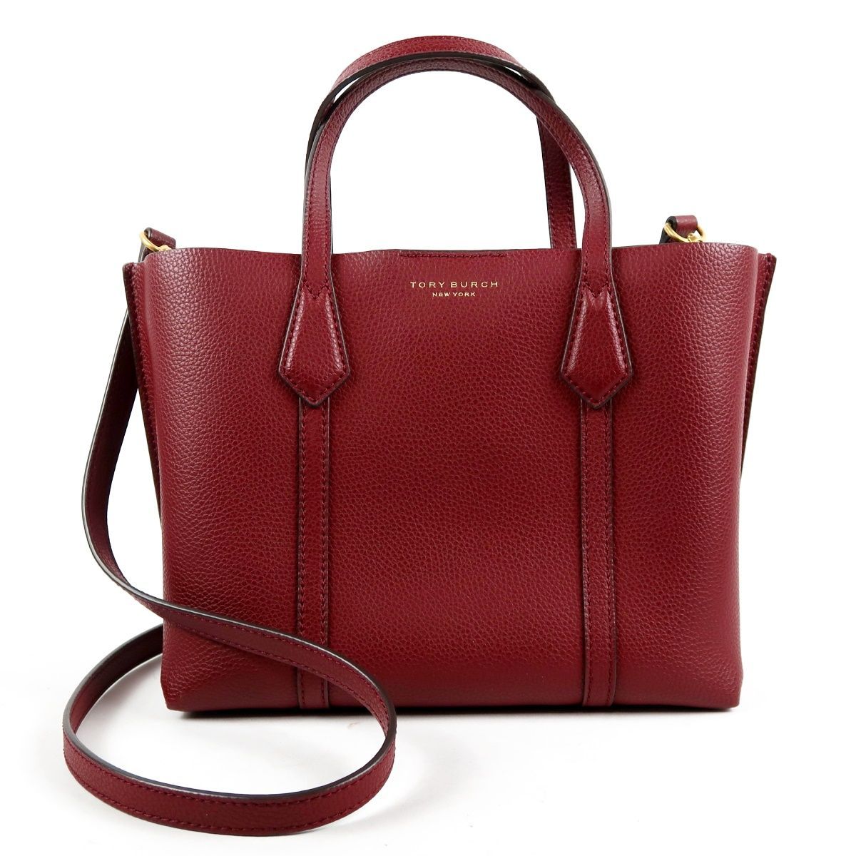 【新品同様・未使用】TORY BURCH トリーバーチ ペリースモール 2WAYショルダー ハンドバッグ 鞄【UI20】
