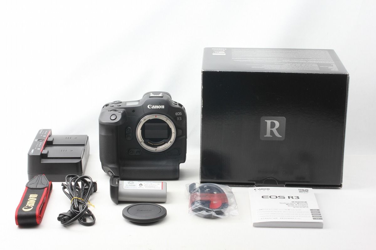キヤノン Canon EOS R3 ボディ ブラック 僅か11000ショット以下 付属品満載 元箱 ミラーレス一眼レフカメラ◇50671