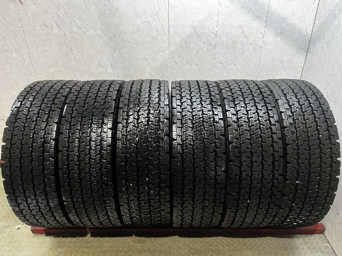 札幌発 引取OK YOKOHAMA 905W 245/70R19.5 136/134J 19.5インチ トラックタイヤ スタッドレス 6本 24年製 バリ溝 大型トラック　(KTT773)