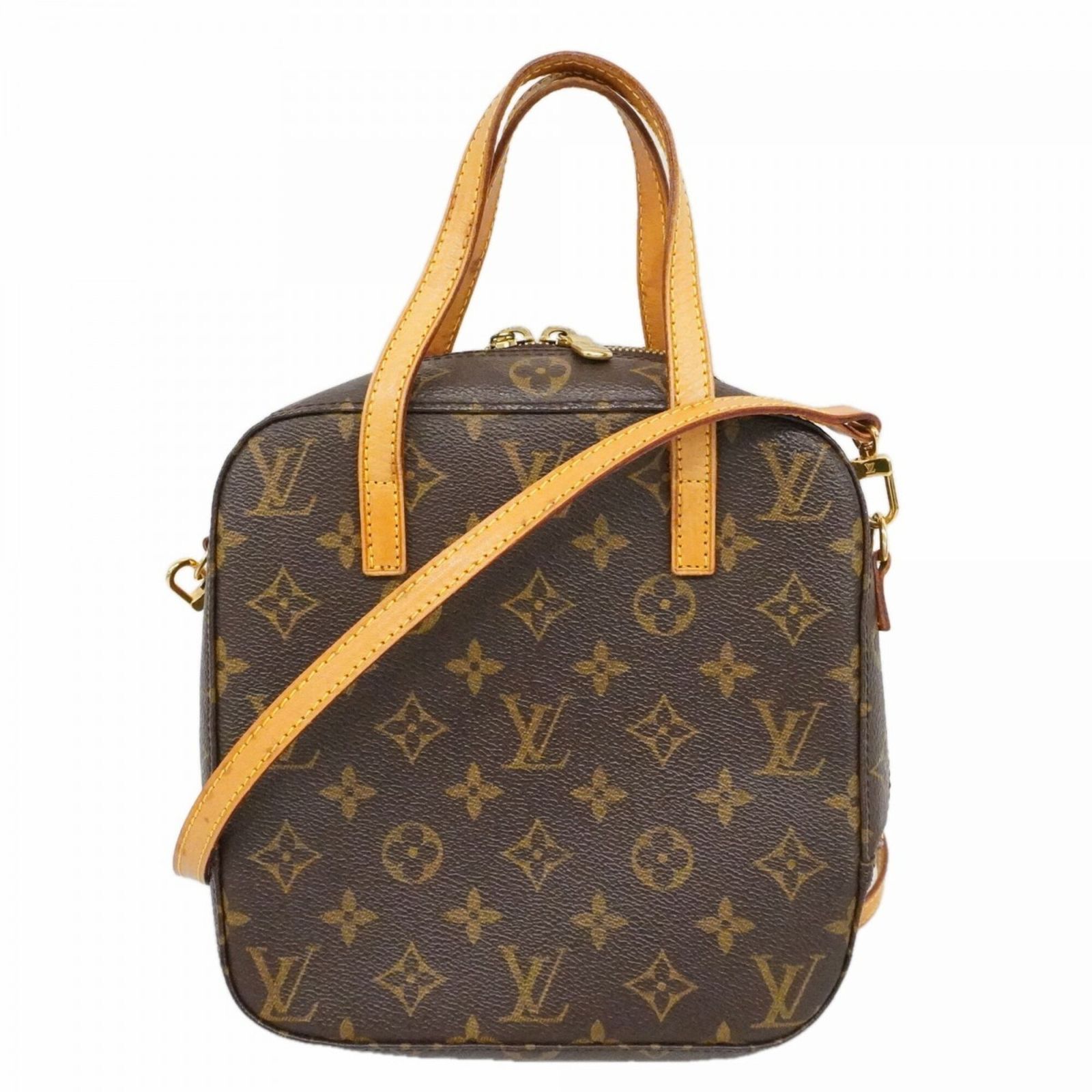 ルイ・ヴィトン(Louis Vuitton) ルイ・ヴィトン ハンドバッグ モノグラム スポンティーニ M47500 ブラウン 2wayバッグレディース