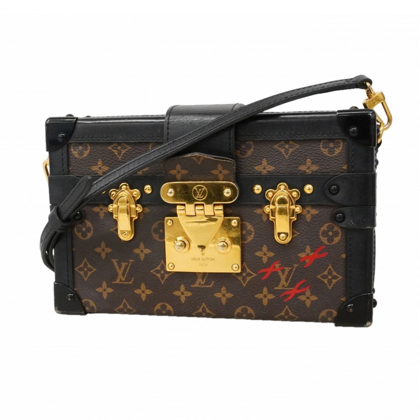 ルイ・ヴィトン(Louis Vuitton) ルイ・ヴィトン ショルダーバッグ モノグラム プティットマル M45943 ブラウン ブラックメンズ OP004502