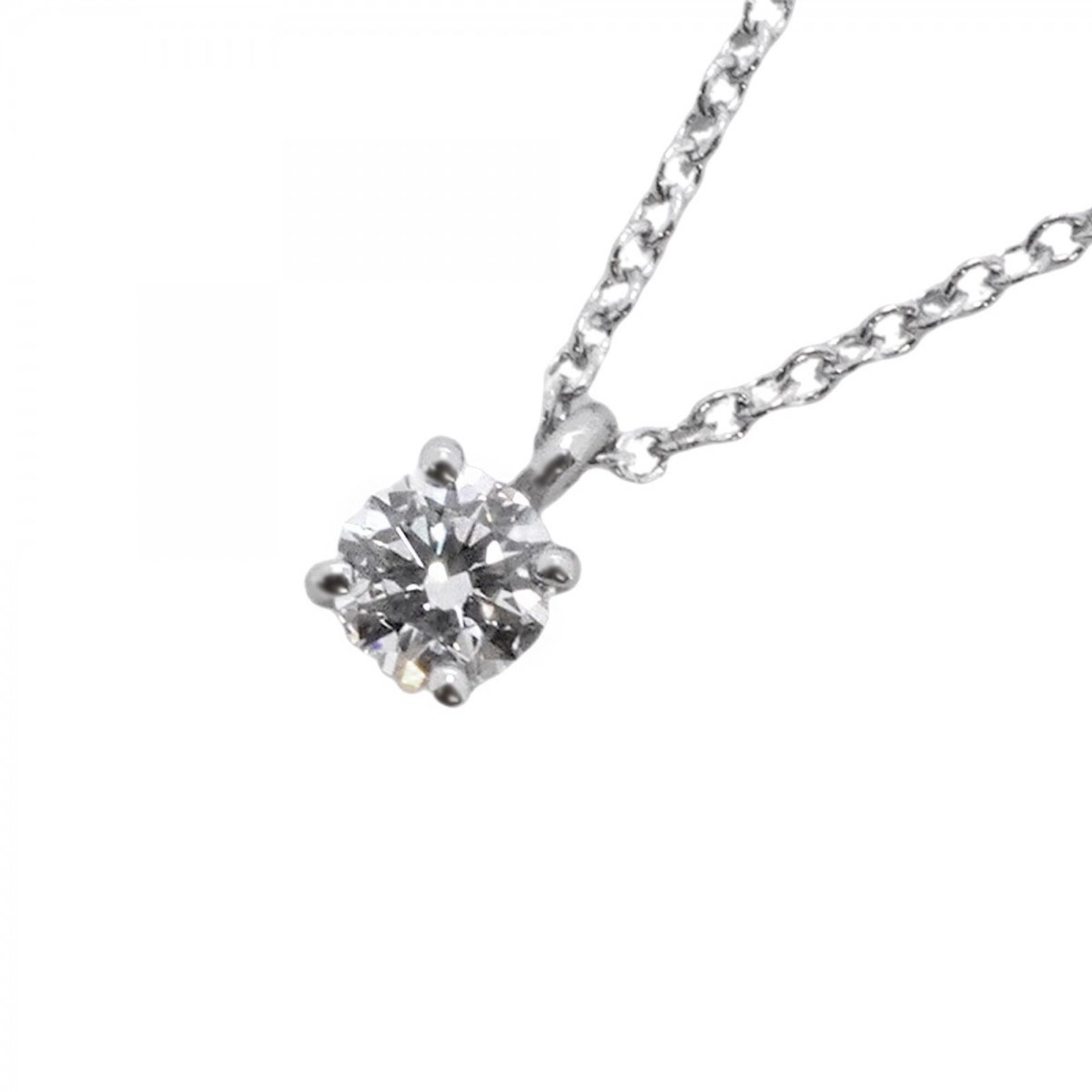 ティファニー(Tiffany) ティファニー ネックレス ソリティア 1PD Pt950 プラチナ ダイヤモンドレディース