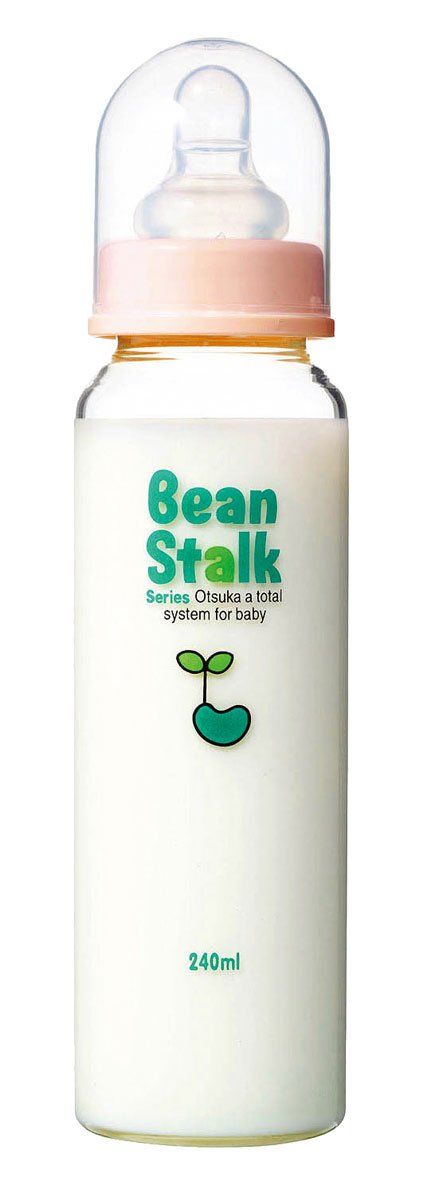 ビーンスターク 哺乳びん 赤ちゃん思い 240ml (ガラス) [240ml ガラス製]