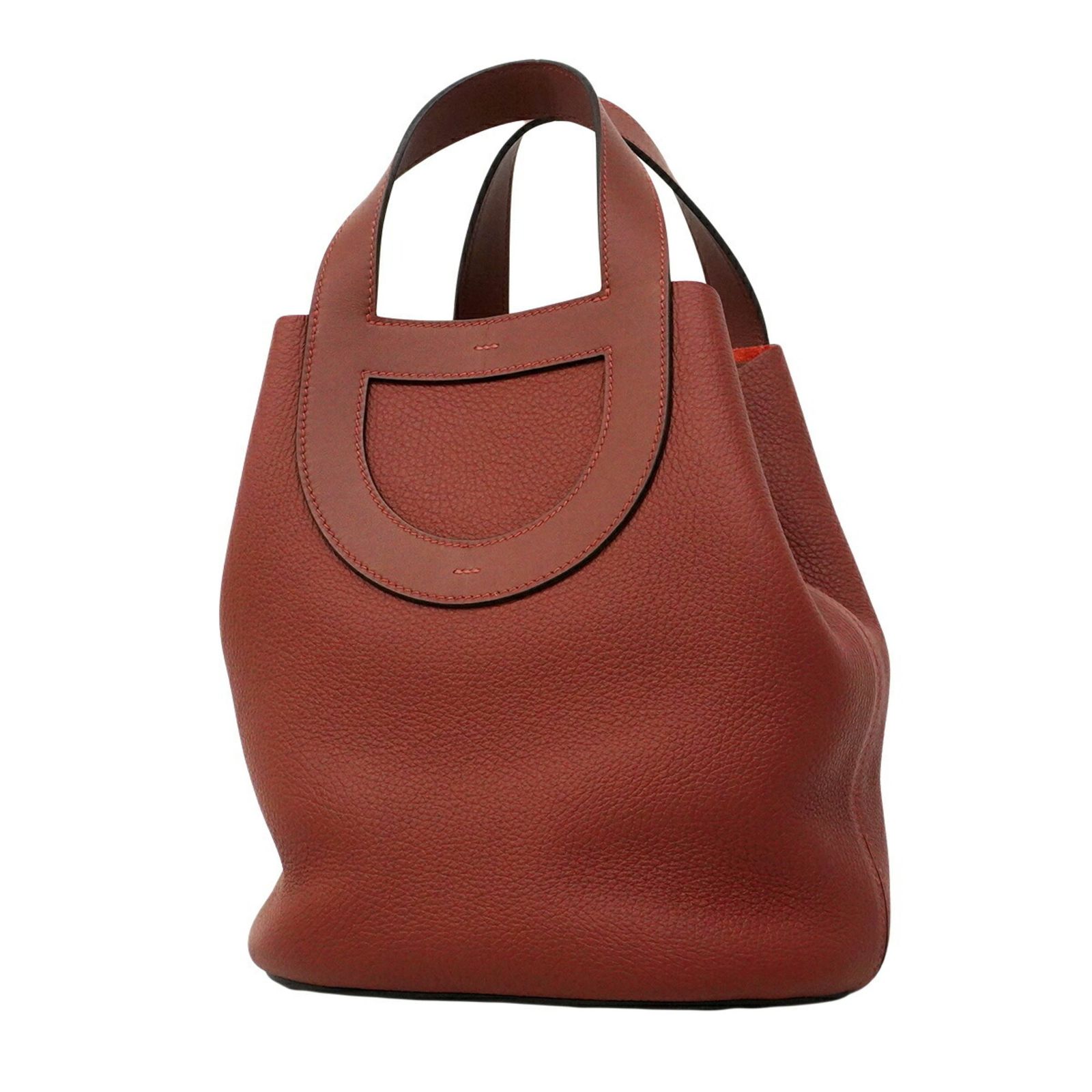 エルメス(Hermes) エルメス ハンドバッグ インザループ23 トリヨンクレマンス スイフト ルージュアッシュ W刻印レディース