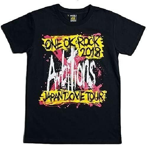 ワンオク ワンオクロック 2018 JAPAN DOME TOUR 公式グッズ 半袖 Tシャツ 黒 A S