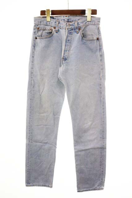 リーバイス Levi's 501 LIGHT STONEWASH USA W29 L32 501-0134 USA製 ボタンフライ ストレート ジーンズ デニム 【ブランド古着ベクトル】【中古】☆AA★260526