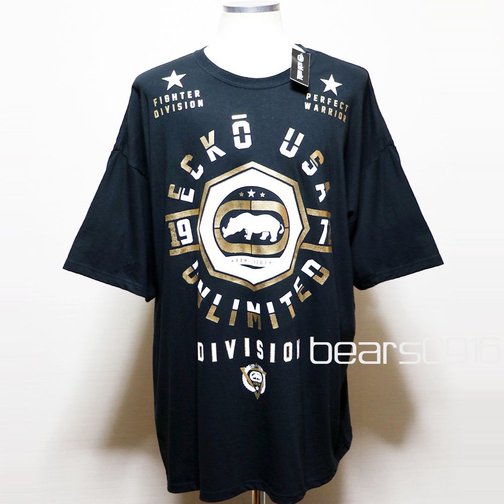 エコーアンリミテッド Tシャツ メンズ 3XL 黒 新品 未使用 クルー