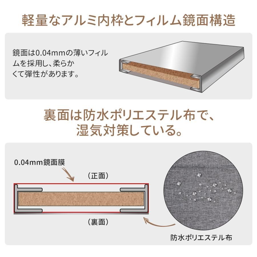 #2627 軽量 壁掛け 割れない鏡 幅40cm×高さ145cm シルバー フィルム ミラー 鏡 全身鏡 姿見 ダンス 練習 大きい 安全 防災 地震対策 ※一部地域離島別途配送料有 #2627 軽量 壁掛け 割れない鏡 幅40cm×高さ145cm シルバー フィルム ミラー 鏡 全身鏡 姿見 ダンス 練習 大きい 安全 防災 地震対策 ※一部地域離島別途配送料有