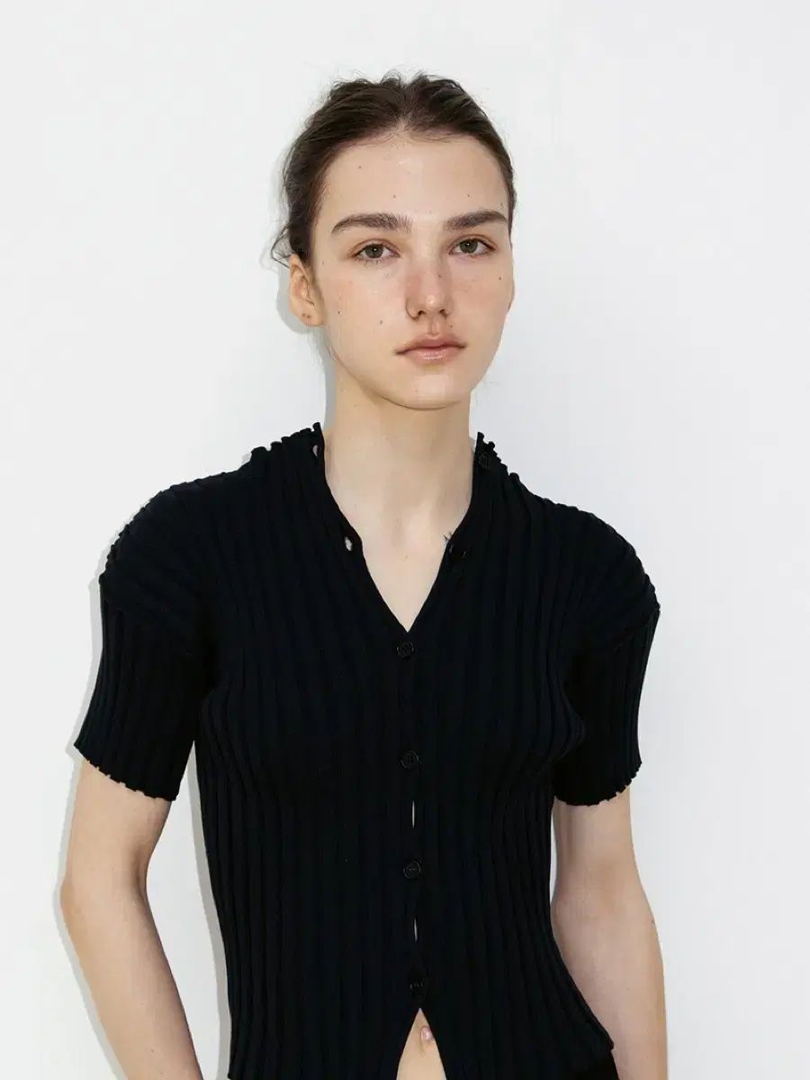 Le17 MILLIE KNIT SHORT CARDIGAN ブラック 르셉템버