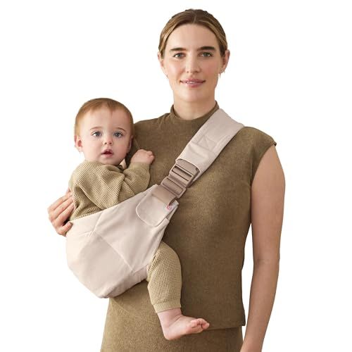 Ergobaby(エルゴベビー) Upsie アップシー スリング ナチュラルベージュ 抱っこ紐 き 日本正規品 6ヶ月から48ヶ月まで 20.4kgまで サブキャリア コンパクト 綿 抱っこサポート ベビーキャリア 赤ちゃん 子供 CREG f6e85d26