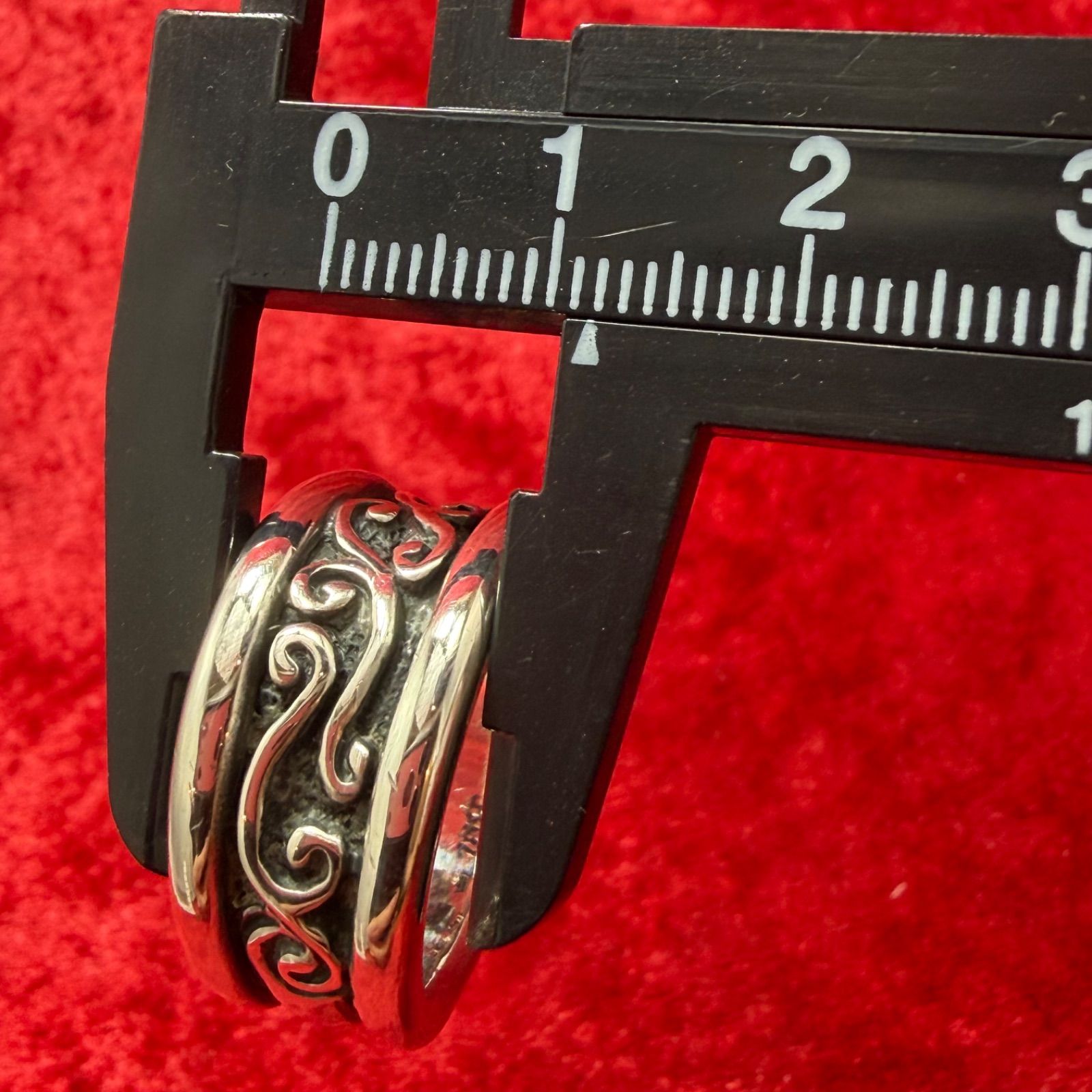 美品 リング16号 Wave Channel Ring ビルウォールレザー/Bill Wall