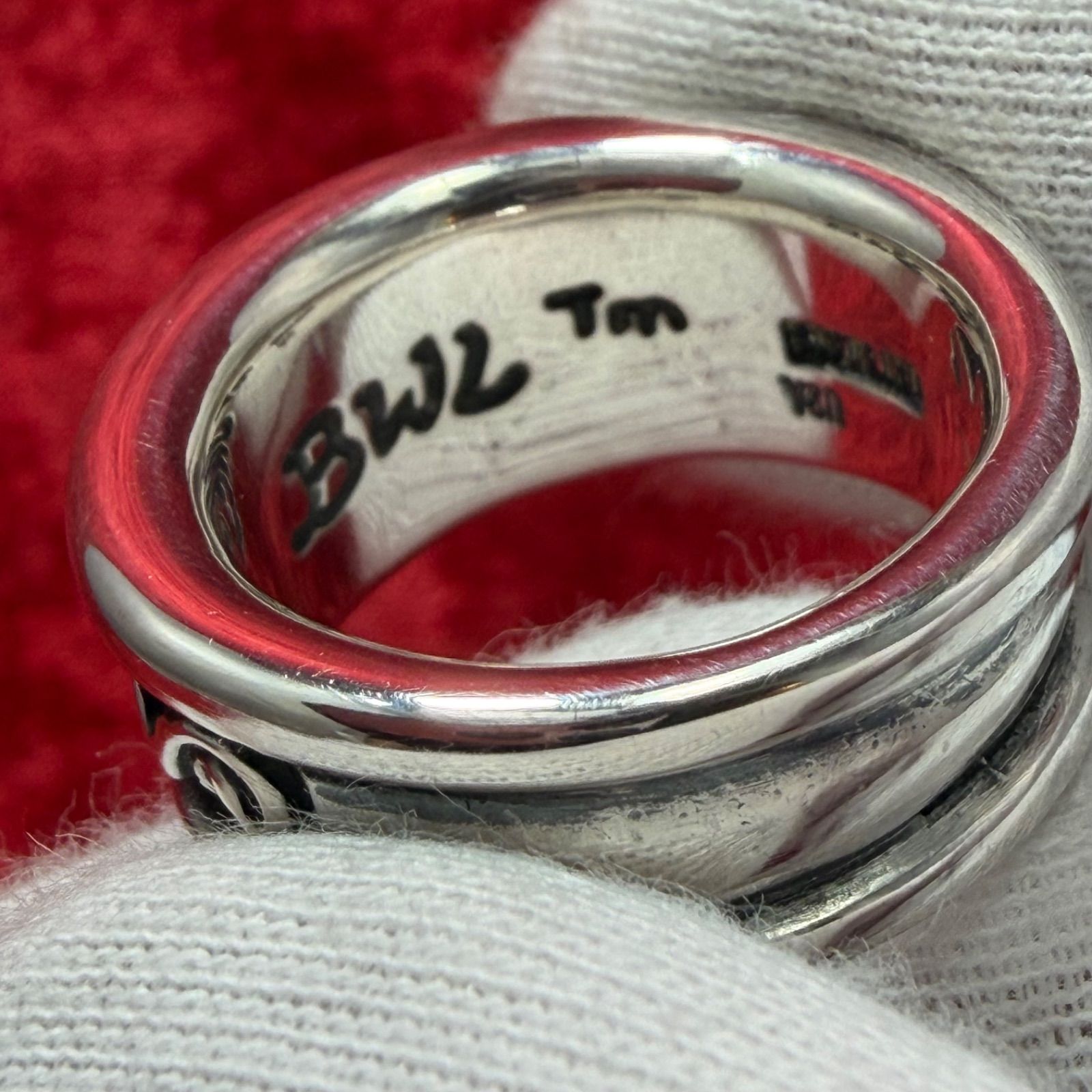 Bill Wall Leather WAVE CHANNEL RING 19号 | ヤマダウェブコム