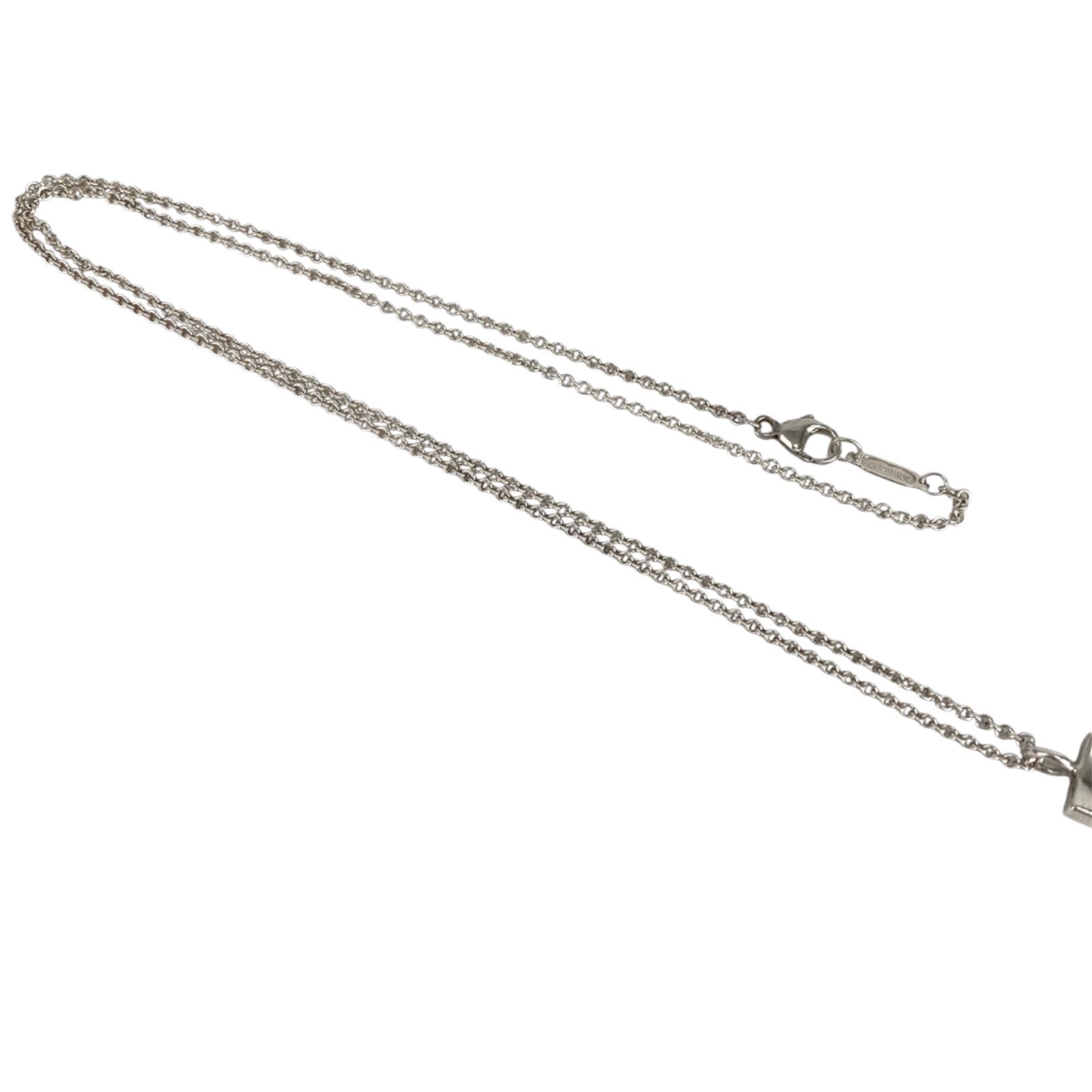 Tiffany&Co. ティファニー TIFFANY ナローバー ネックレス シルバー925