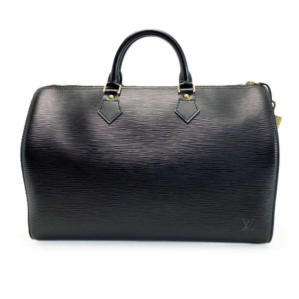 LOUIS VUITTON ルイヴィトン エピ スピーディ35 ボストンバッグ M42992 ノワール パドロック&キーx2