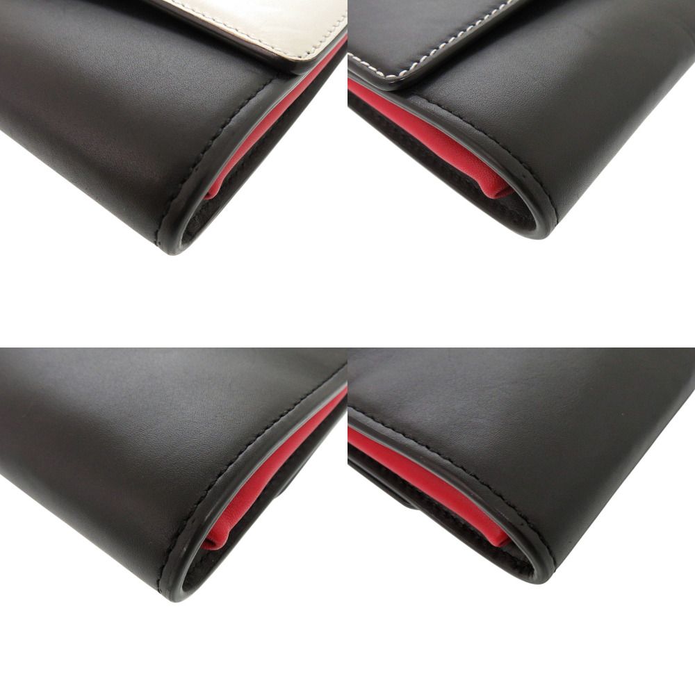 マルニ TRUNK トランク レザー ブラック レッド 2way クラッチ 黒 