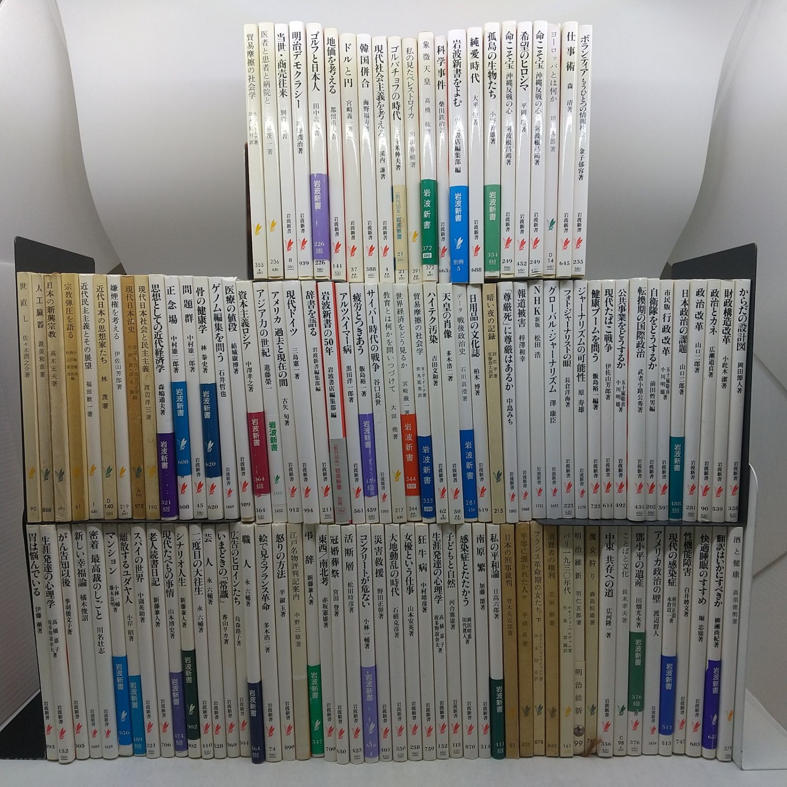 まとめ売り】岩波新書 約100冊まとめ売り 文庫本 岩波書店 2605Sth52