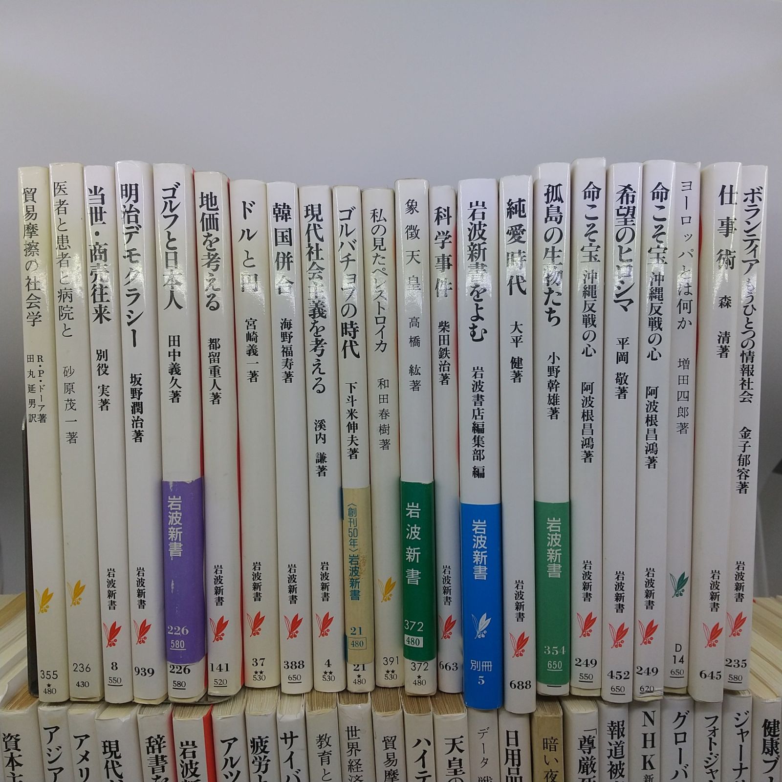 まとめ売り】岩波新書 約100冊まとめ売り 文庫本 岩波書店 2605Sth52