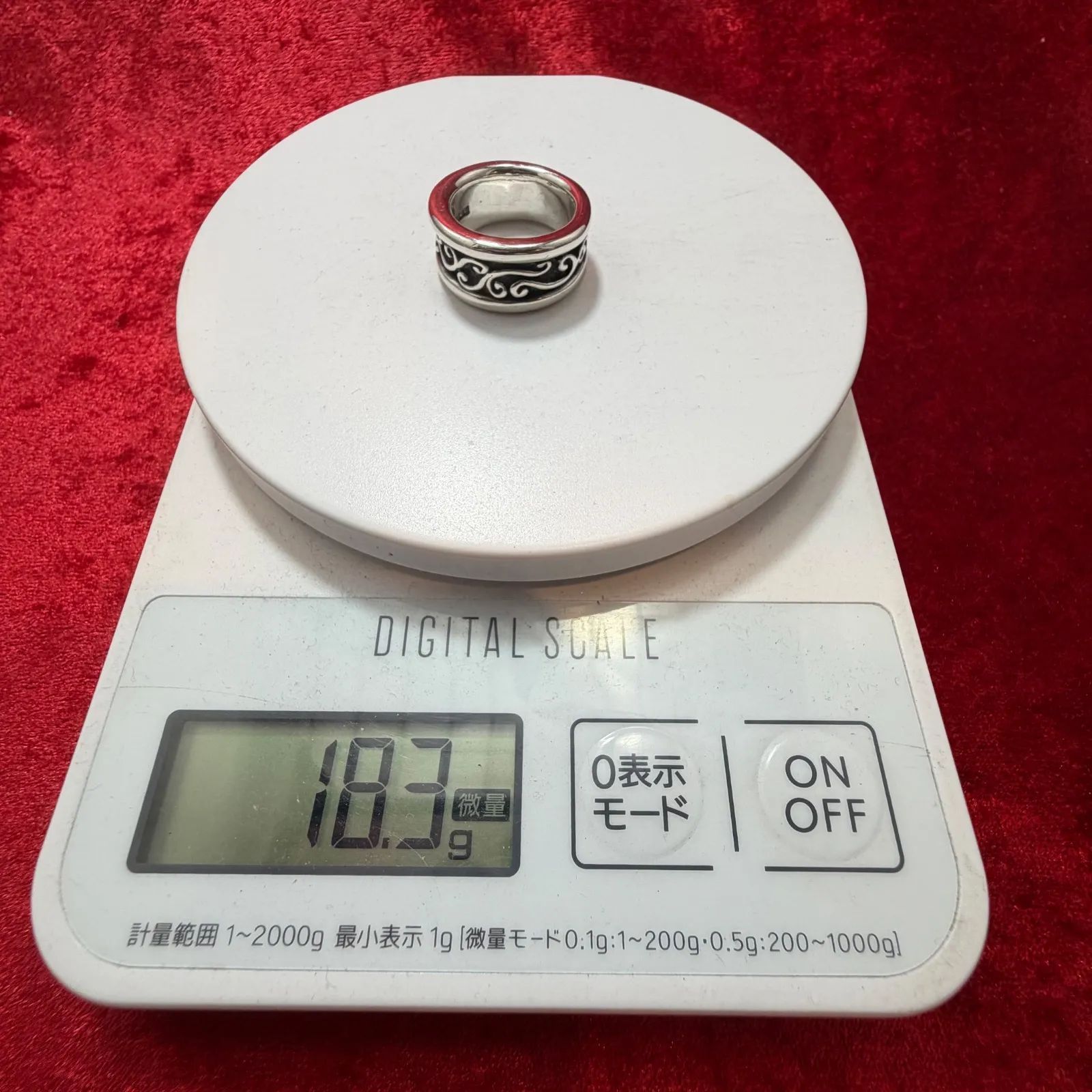 美品 リング16号 Wave Channel Ring ビルウォールレザー/Bill Wall