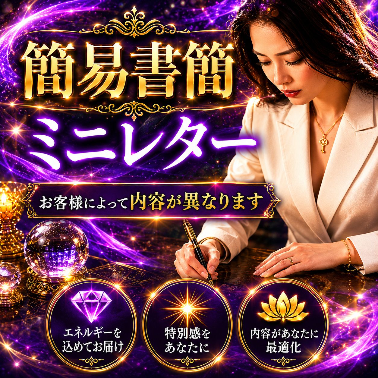 初回限定】辛口霊視鑑定 恋愛・復縁・不倫・仕事・人間関係・家族・金