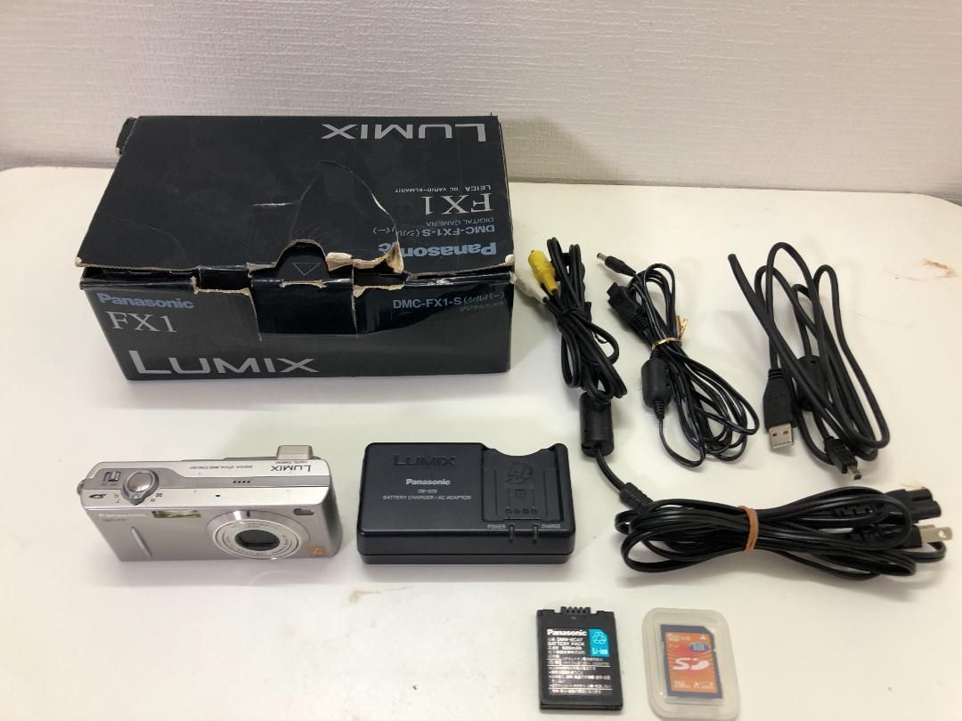 Panasonic LUMIX DMC-FX1 パナソニック ルミックス コンパクトデジタルカメラ ジャンク 通電のみ確認 Panasonic 250403-1