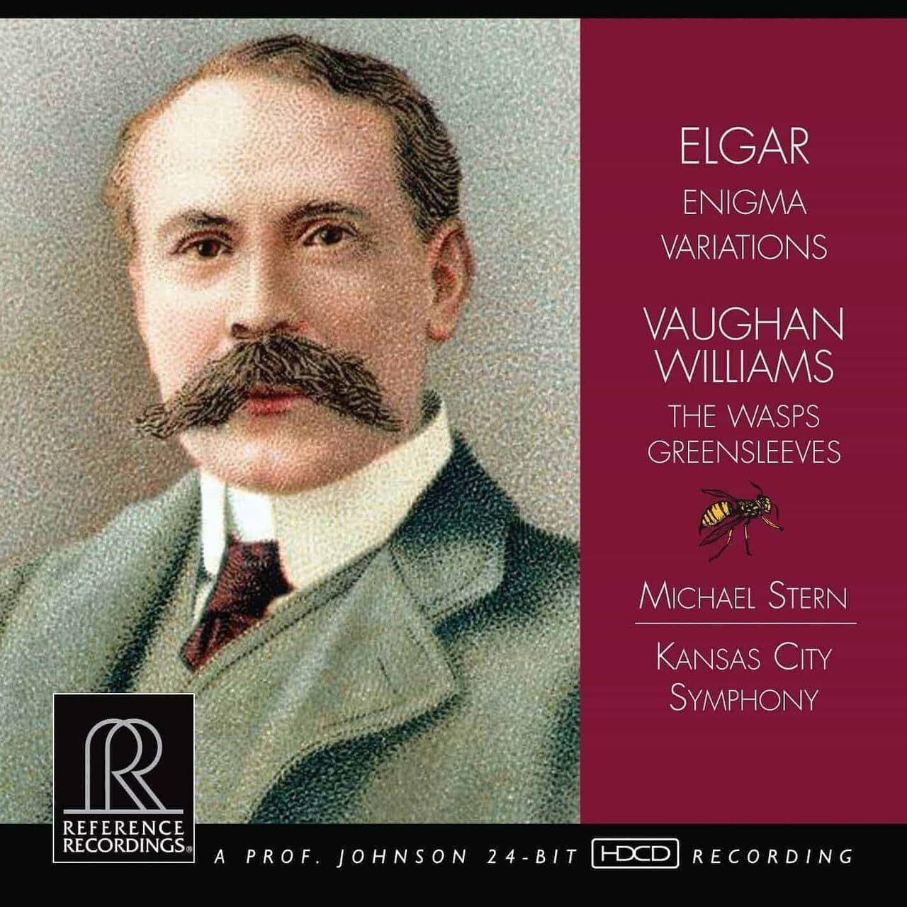 【CD】イギリス作曲家の管弦楽曲集 (Elgar : Engima Variations | Vaughan Williams : The Wasps , Greensleeves / Michael Stern , Kansas City Sym