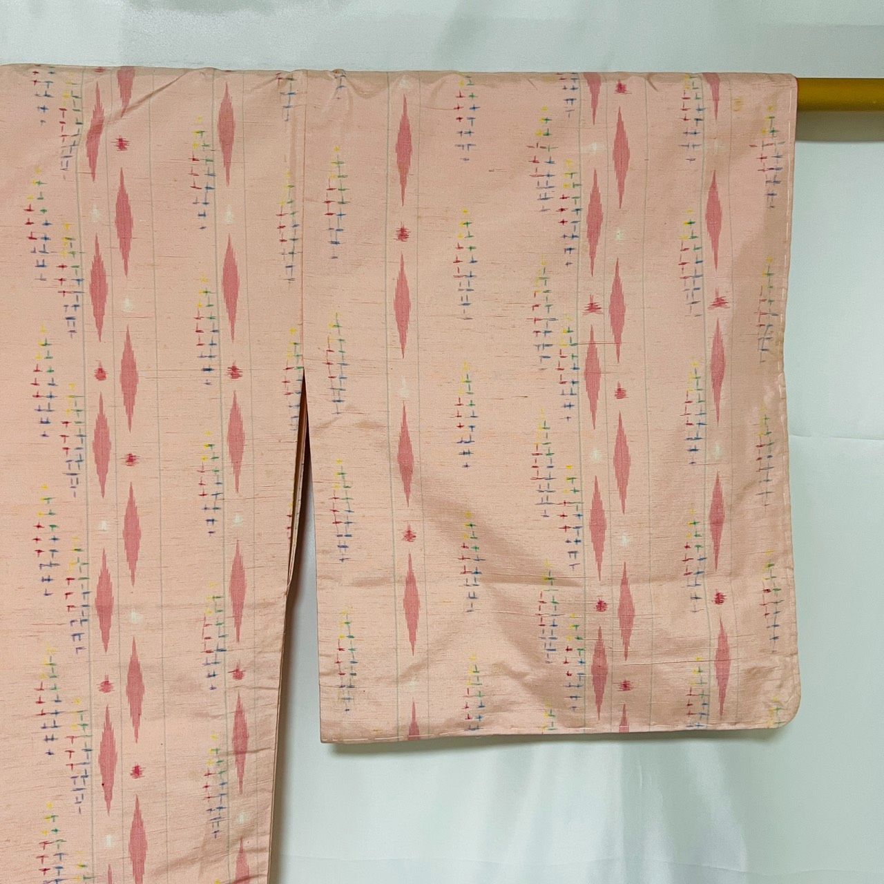 K128 紬きもの しつけ糸付き 身丈167cm 大きめサイズ 三松 kimonossimo