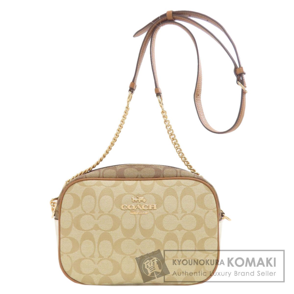 COACH コーチ ジェイミー カメラバッグ ブロックド シグネチャー ショルダーバッグ PVC レディース [中古] 13,250円
