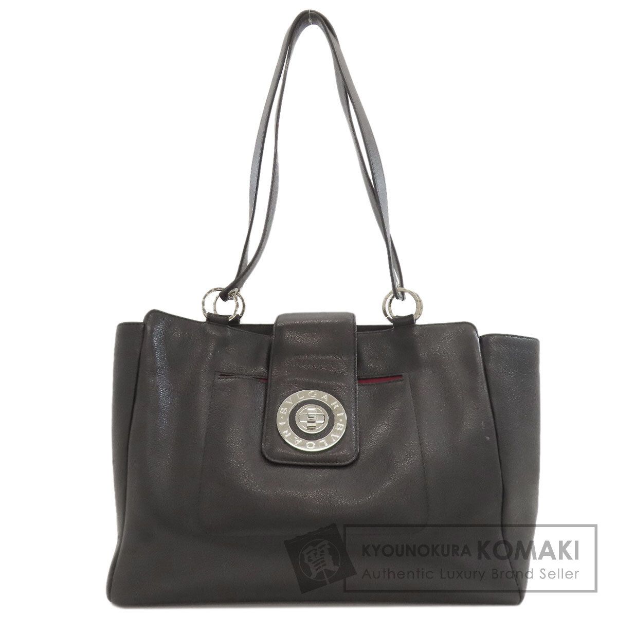 BVLGARI ブルガリ ロゴ トートバッグ レザー レディース [中古] 28,908円