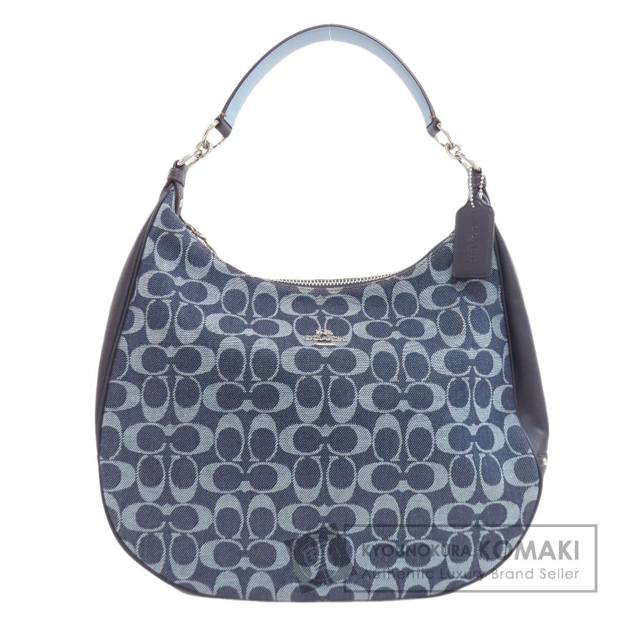 COACH コーチ F57912 シグネチャー ワンショルダー ショルダーバッグ キャンバス レディース [中古]