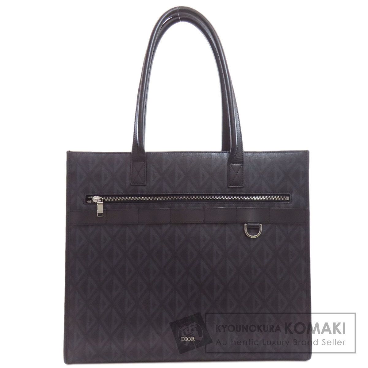 CHRISTIAN DIOR クリスチャンディオール CDダイヤモンド トートバッグ PVC レディース [中古]