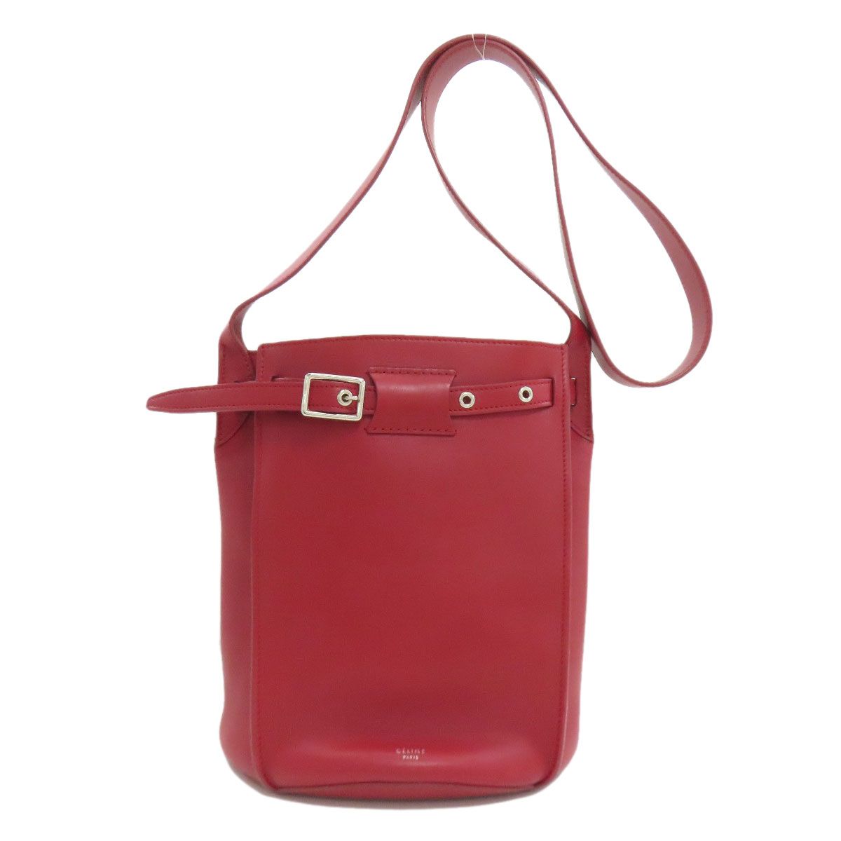 セリーヌCELINE ネックレスバッグ型赤