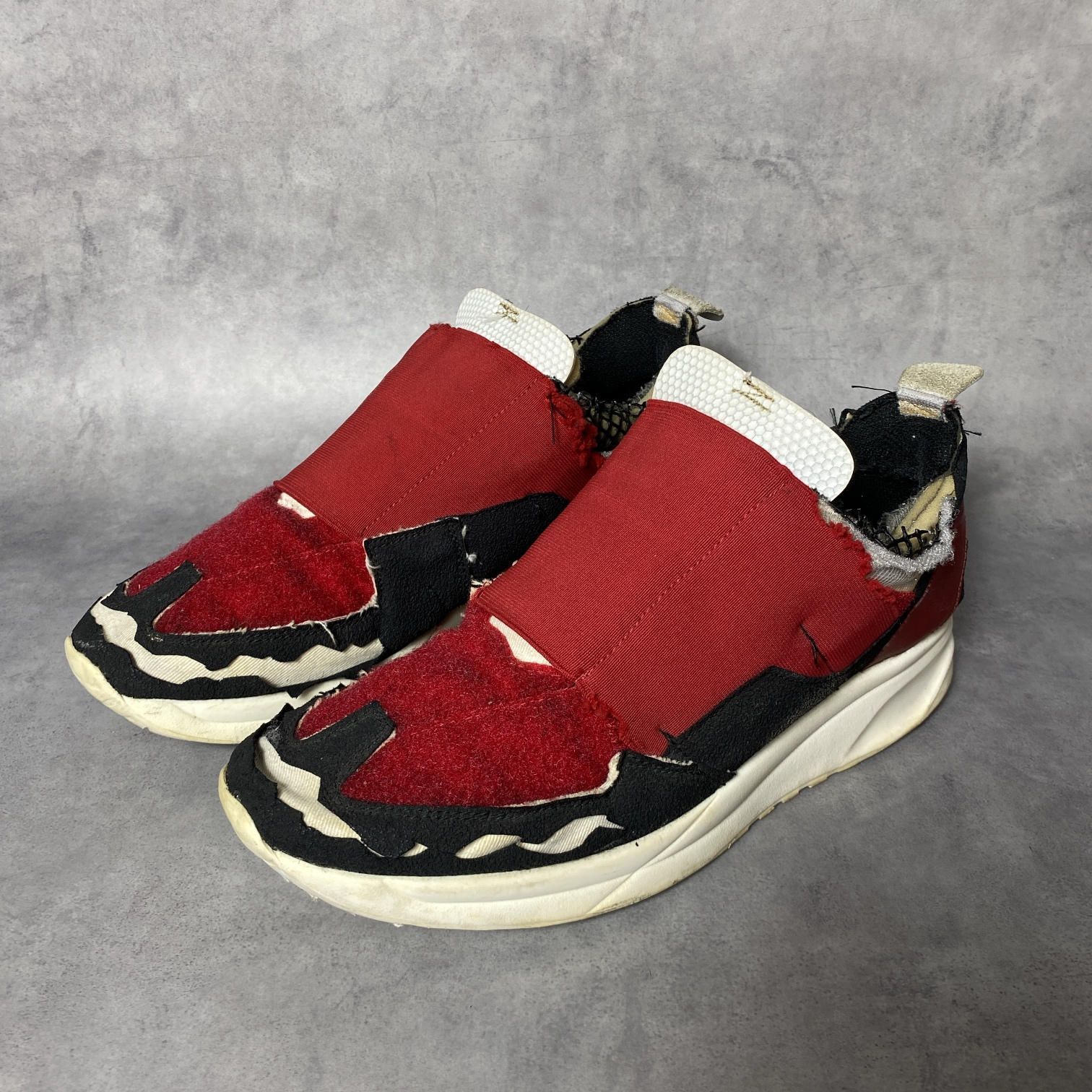PQ391◇MAISON MARGIELA : Deconstructed Sneakers◇42◇赤系 メゾン 