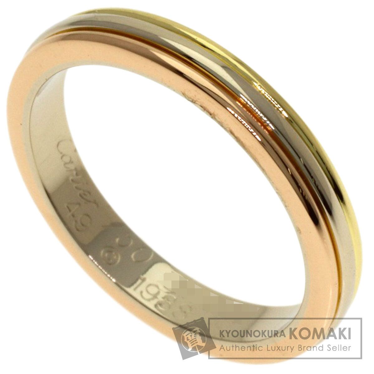 CARTIER カルティエ スリーカラー #49 リング・指輪 K18YG K18WG K18PG レディース [中古]