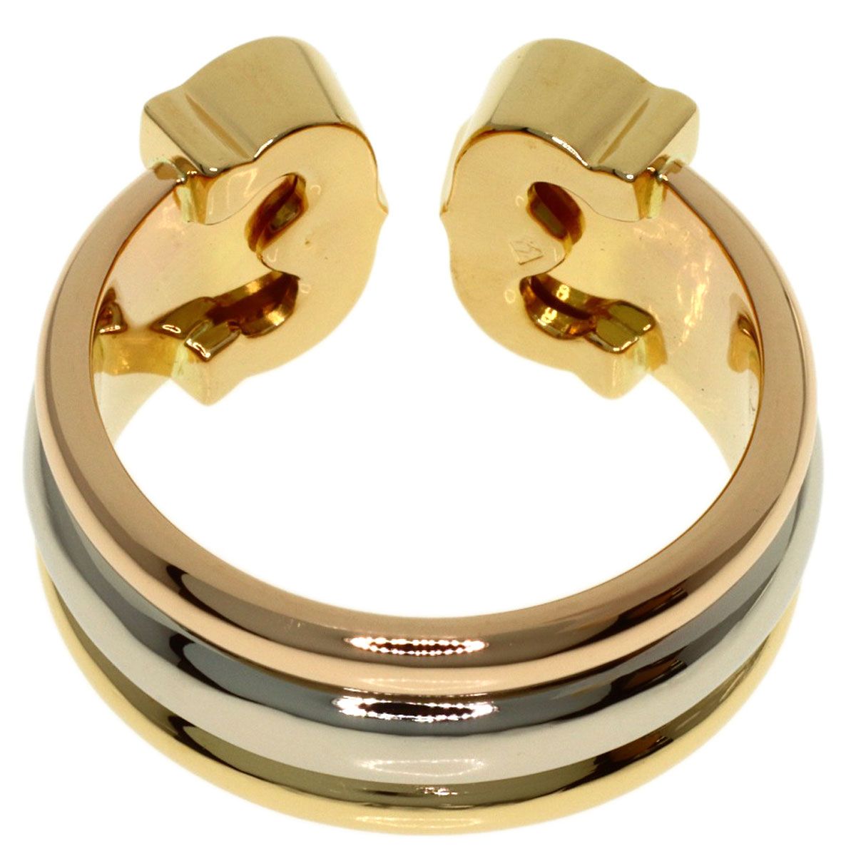 CARTIER カルティエ 2Cリング LM ダイヤモンド #49 リング・指輪 K18YG 