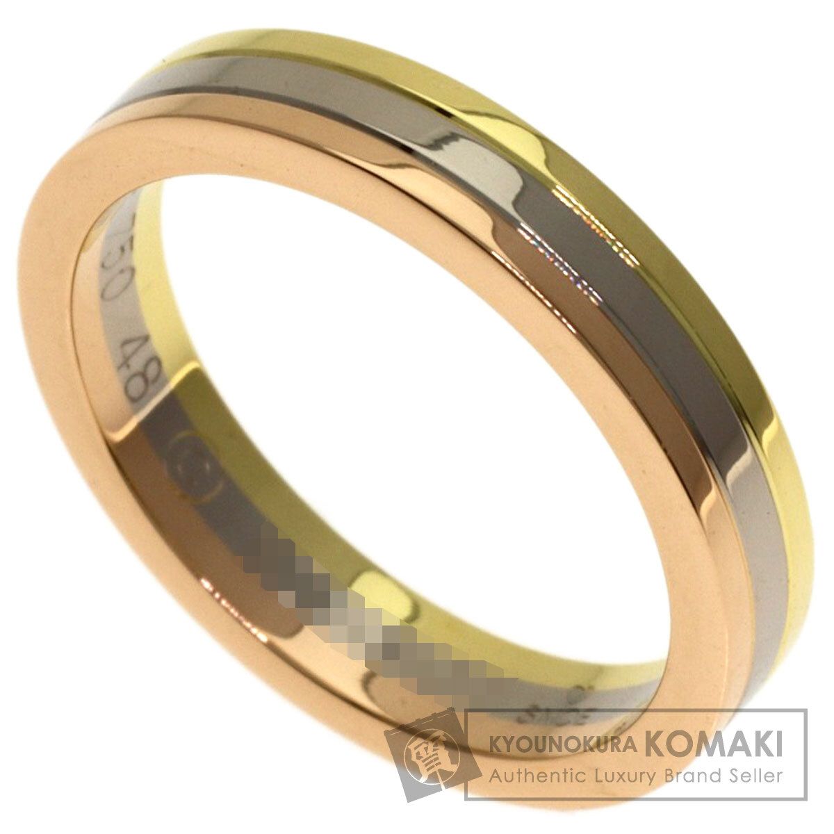 CARTIER カルティエ スリーカラー #48 リング・指輪 K18YG K18WG K18PG レディース [中古]