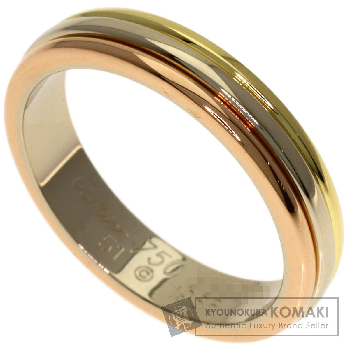 CARTIER カルティエ スリーカラー #51 リング・指輪 K18YG K18WG K18PG レディース [中古]