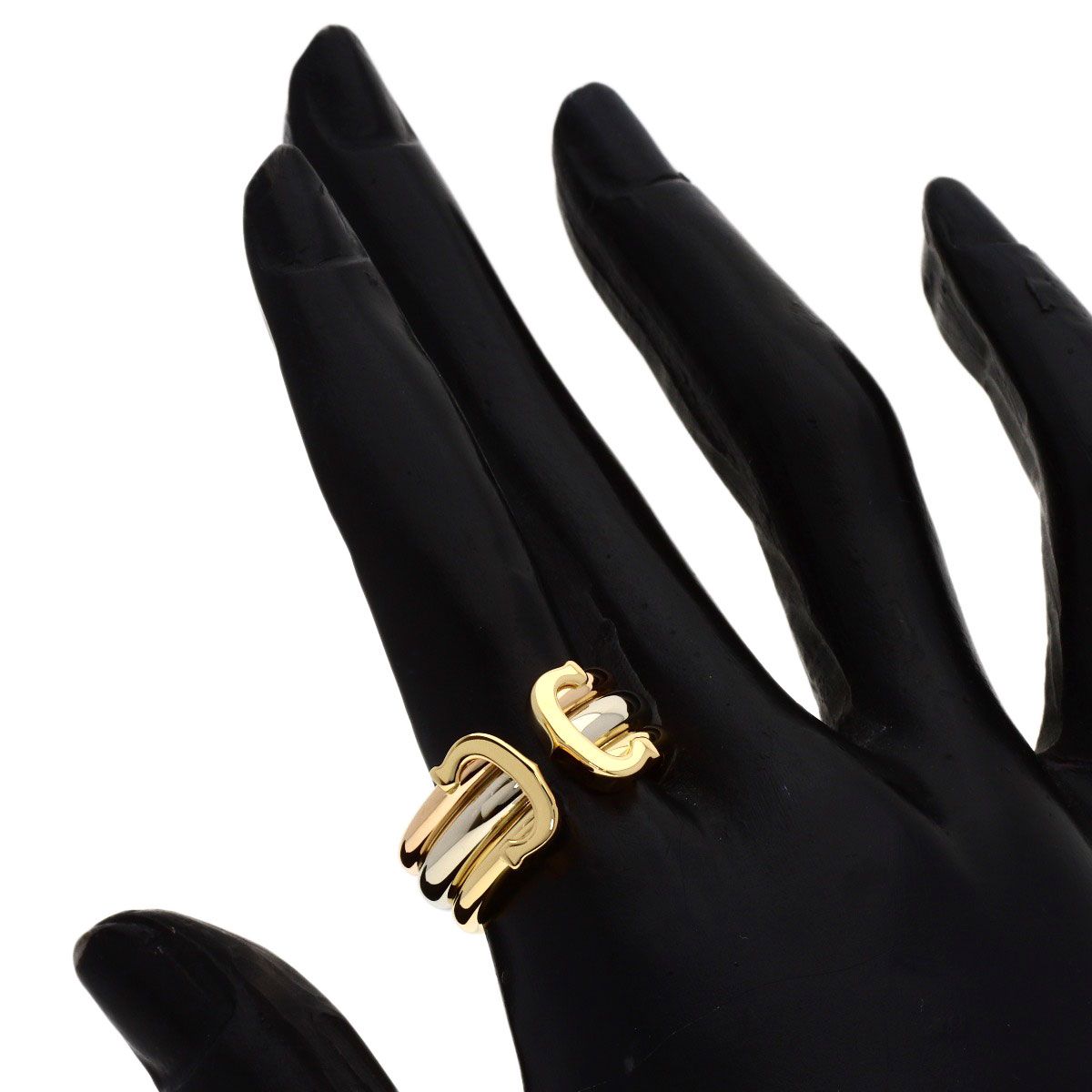 CARTIER カルティエ 2Cリング #54 リング・指輪 K18YG K18WG K18PG 
