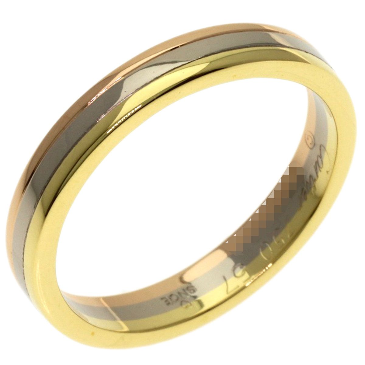 CARTIER カルティエ スリーカラー #57 リング・指輪 K18YG K18WG K18PG 