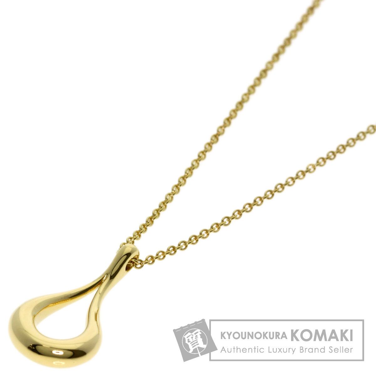 TIFFANY&Co. ティファニー ティアドロップ ネックレス K18YG レディース [中古]