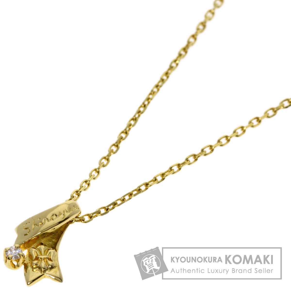 MIKIMOTO ミキモト ダイヤモンド カレッジジュエリー ネックレス K18YG レディース [中古]