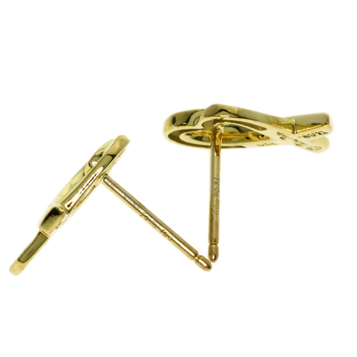 TIFFANY&Co. ティファニー ラビングハート ピアス K18YG レディース